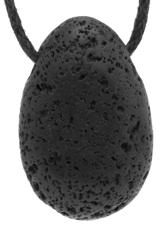 Lavastein Tropfenanhänger