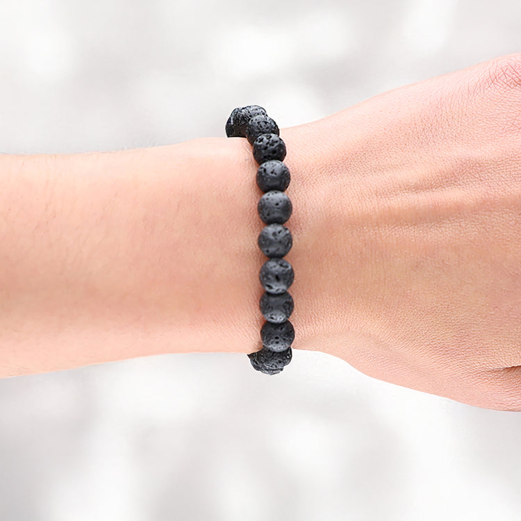 Lava Kugelarmband | 8 mm