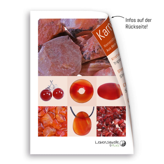 Karneol | Doppelspitze, gefasst | silberfarbene Öse