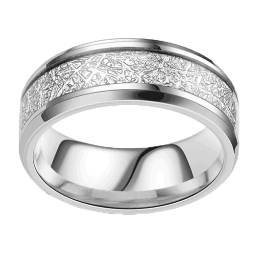 Edelstahl Ring Silber – Schlichter Unisex Ring, poliert