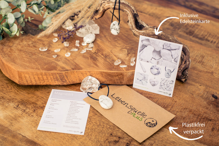 Magnesit Tropfenanhänger