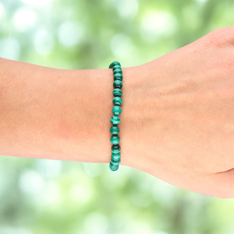 Malachit Kugelarmband | 6 mm