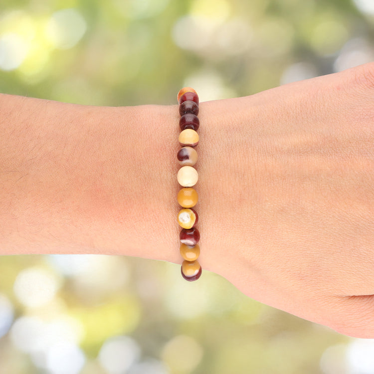 Pulsera de bolas de mookaita | 6 mm