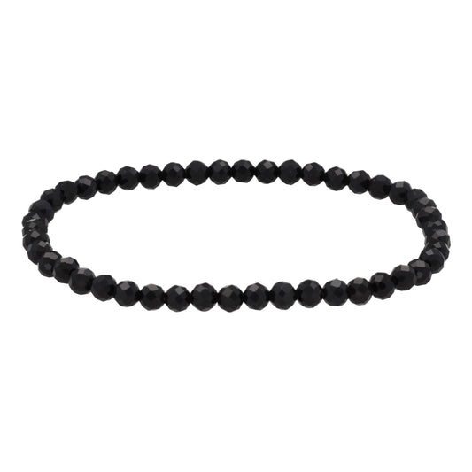 Onyx | facettiertes Armband | 4 mm
