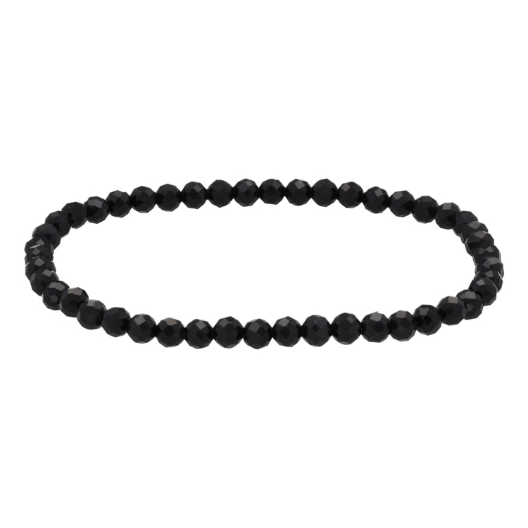 Onyx | facettiertes Armband | 4 mm