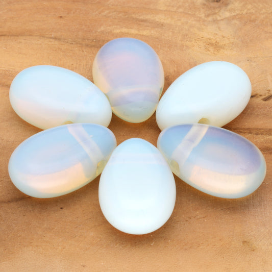 Opalglas Tropfenanhänger