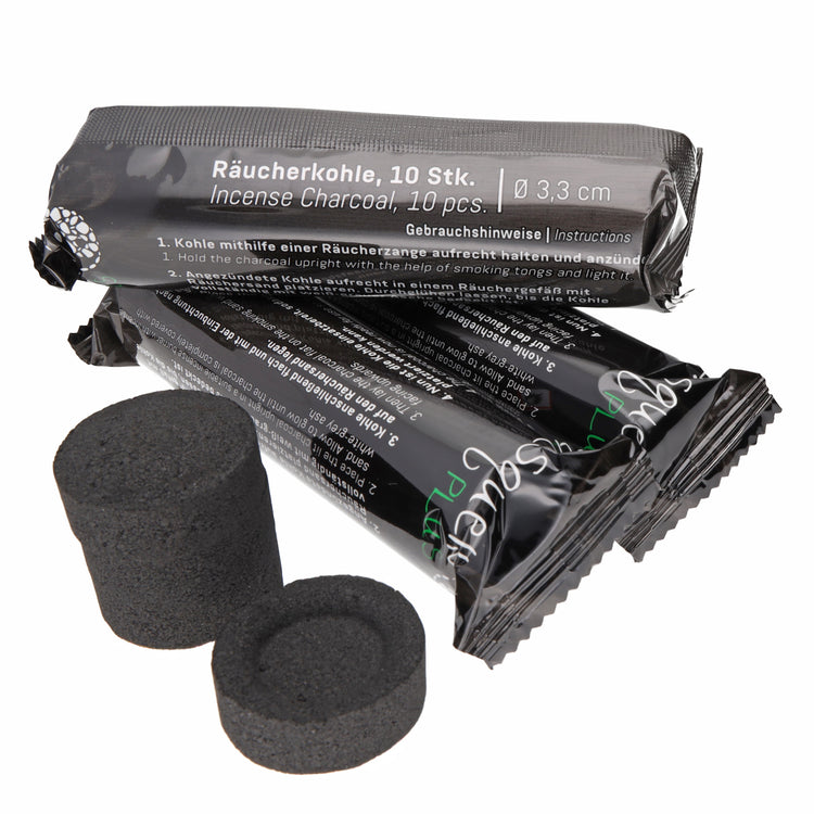 Selbstzündende Räucherkohle Ø 33 mm | 30 Stück