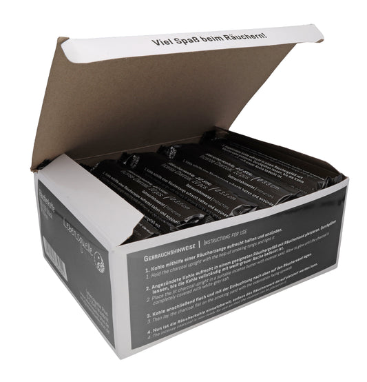 Selbstzündende Räucherkohle Ø 33 mm | 100 Stück - 1 Karton