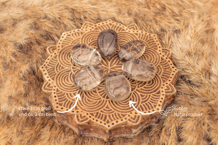 Rauchquarz Tropfenanhänger