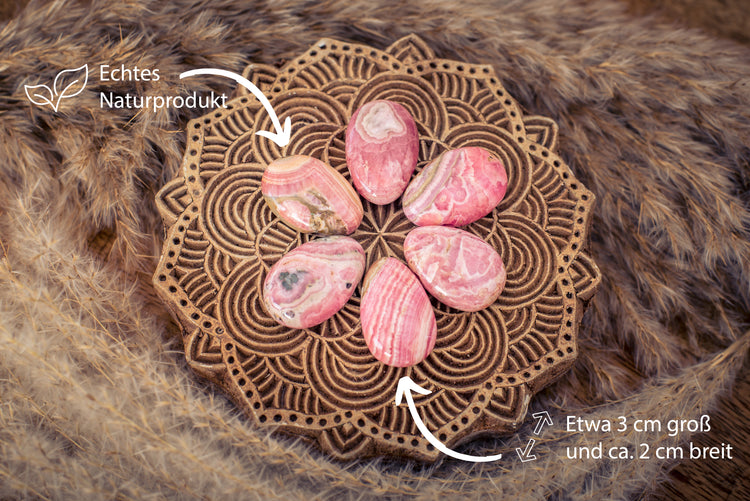 Rhodochrosit Tropfenanhänger