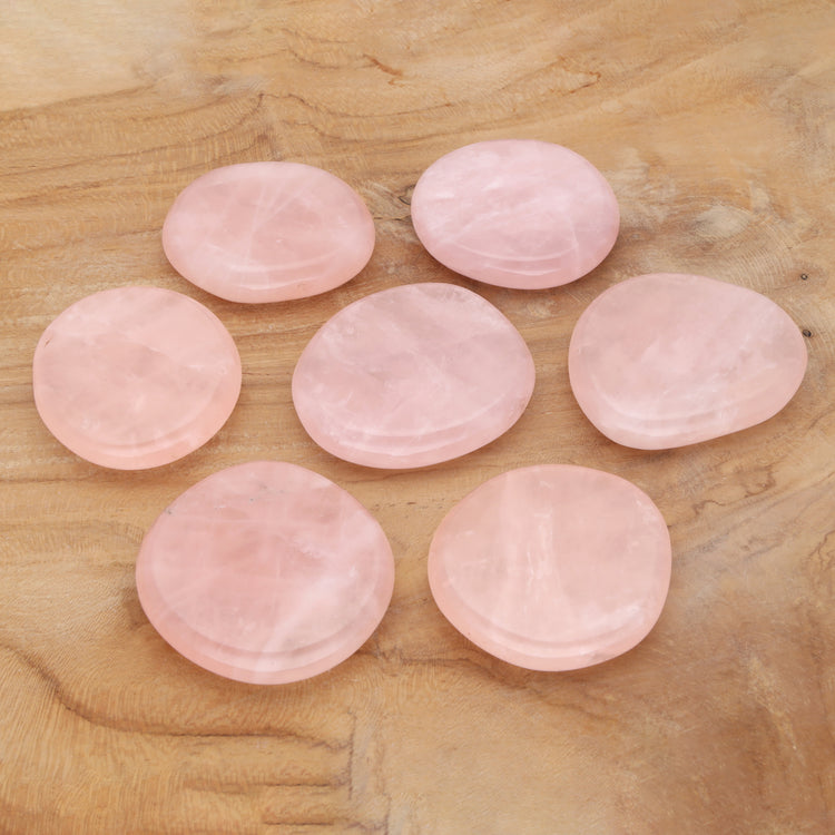 Rosenquarz Scheibenstein