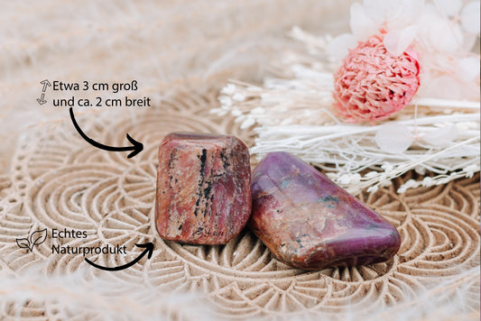 Rubin Tropfenanhänger