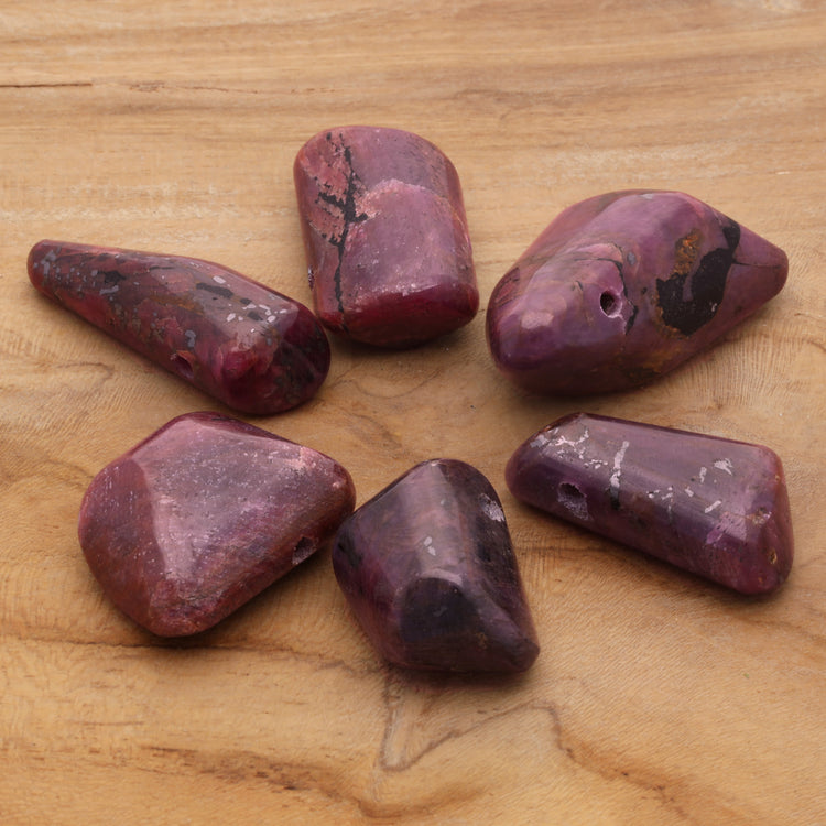 Rubin Tropfenanhänger