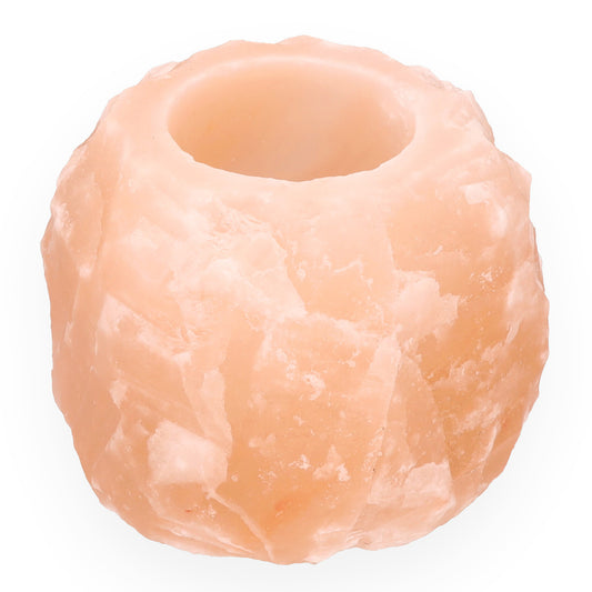 Salzkristall Teelichthalter