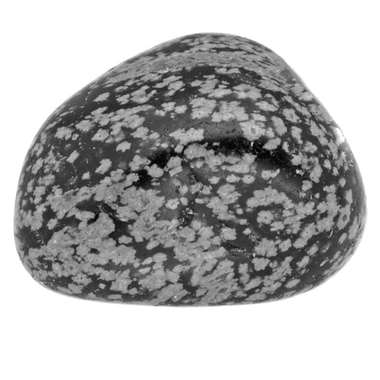 Schneeflockenobsidian Trommelstein