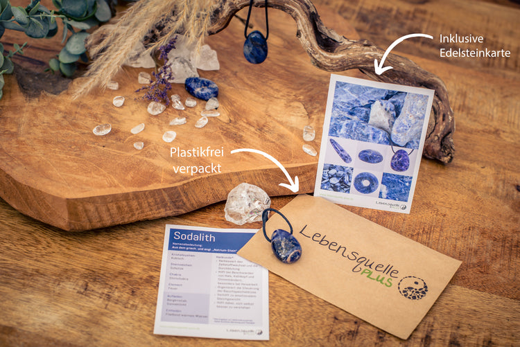 Sodalith Tropfenanhänger