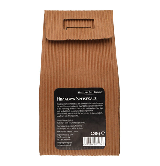 Kristallsalz, fein | 1 kg Geschenkverpackung | 100 % Natursalz