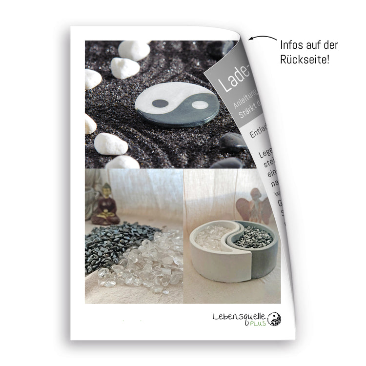 Ladesteine Bergkristall & Entladesteine Hämatit | Mini Trommelsteine Chips