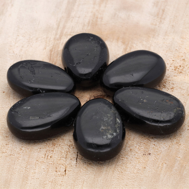 Turmalin, schwarz (Schörl) Tropfenanhänger B-Qualität