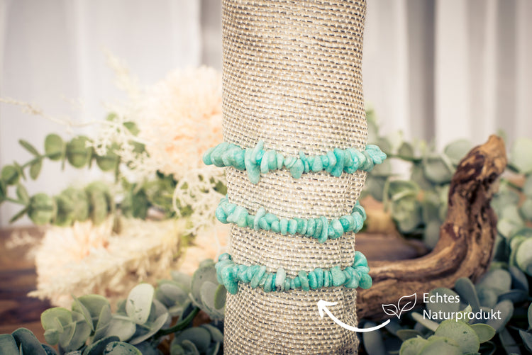 Amazonit Splitterarmband