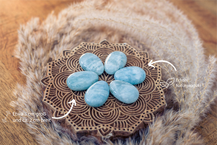 Aquamarin Tropfenanhänger