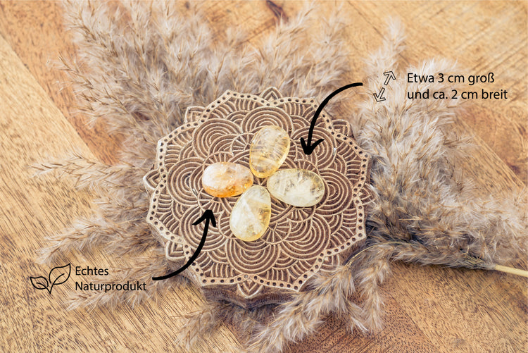 Citrin Tropfenanhänger