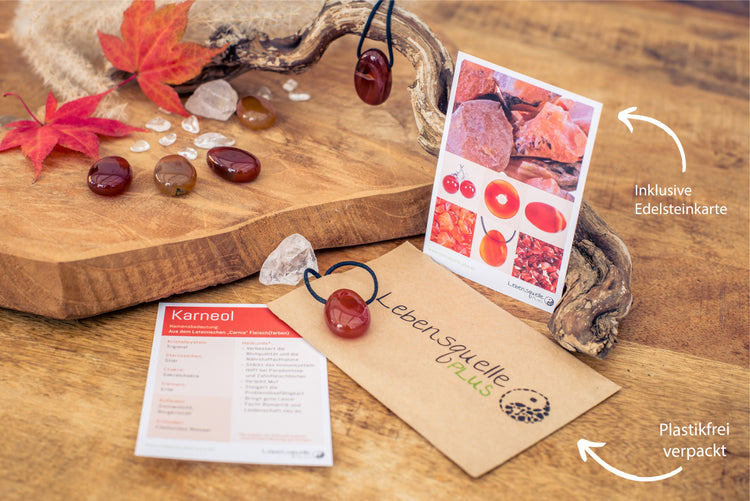 Karneol Tropfenanhänger