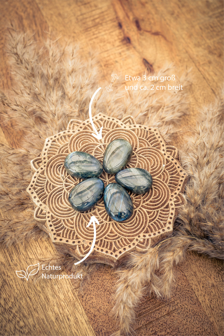 Labradorit Tropfenanhänger