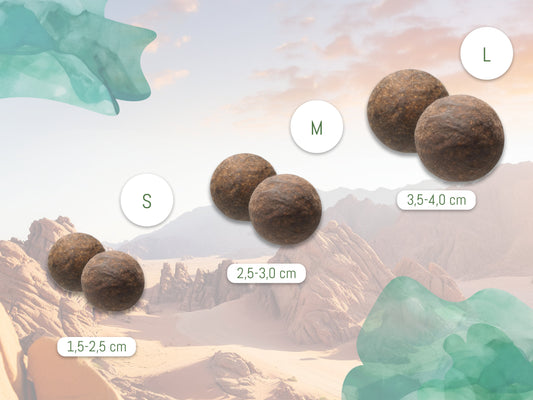 Moqui Marbles "Größe M" 2,5 - 3,0 cm