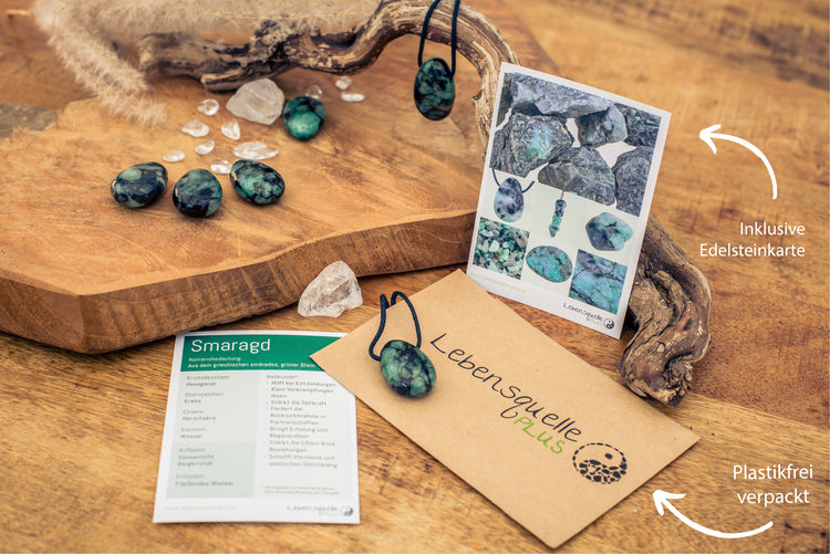 Smaragd Tropfenanhänger