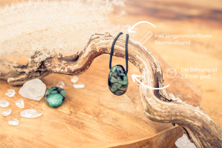 Smaragd Tropfenanhänger