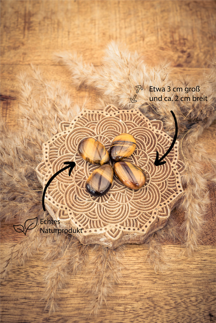 Tigerauge Tropfenanhänger