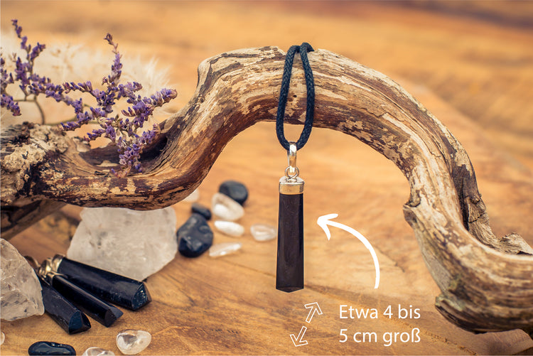 Turmalin, schwarz (Schörl) polierte Spitze | 3-4 cm