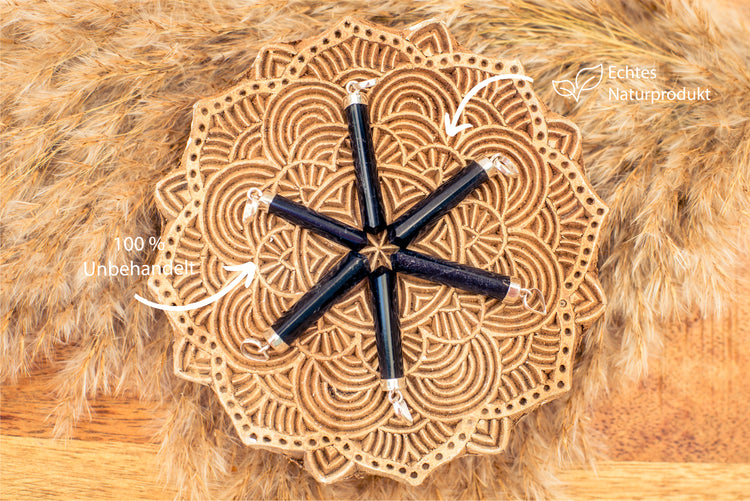 Turmalin, schwarz (Schörl) polierte Spitze | 3-4 cm