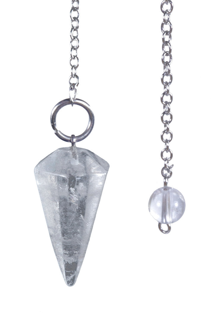 3er Set Pendel, facettiert | Amethyst + Bergkristall + Rosenquarz