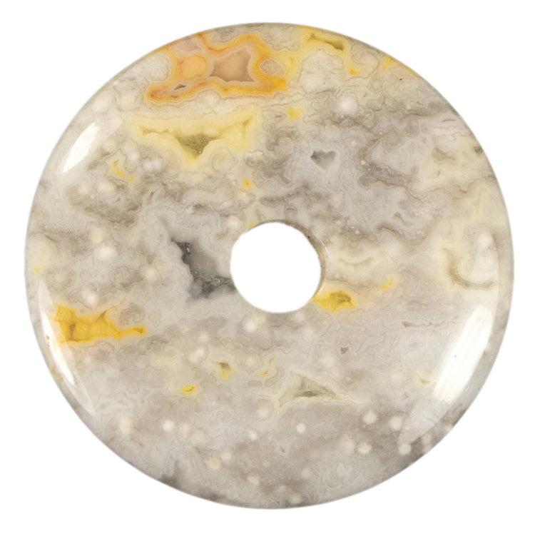 Crazy Lace Achat Donut | 40 mm Anhänger + Baumwollband