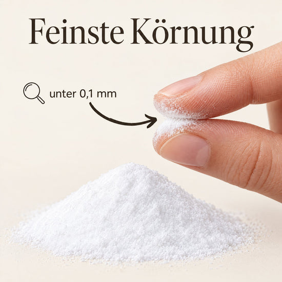 Bergkristall-Puder – feinste Körnung unter 0,1 mm