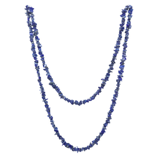 Lapislazuli Splitterkette | 80 cm