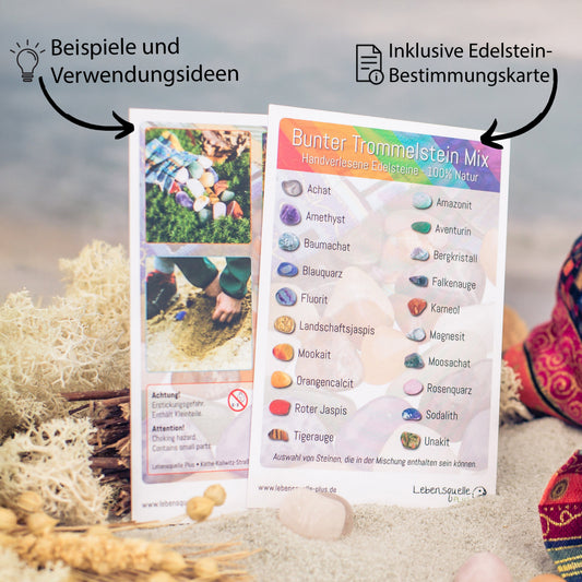 Beispiele für Steine im Trommelstein-Mix