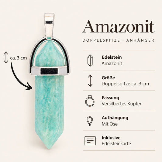 Steckbrief Amazonit Doppelspitze