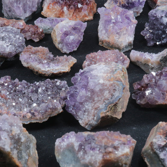 Amethyst Kristalle | 100% naturbelassene Drusenstücke | Restposten