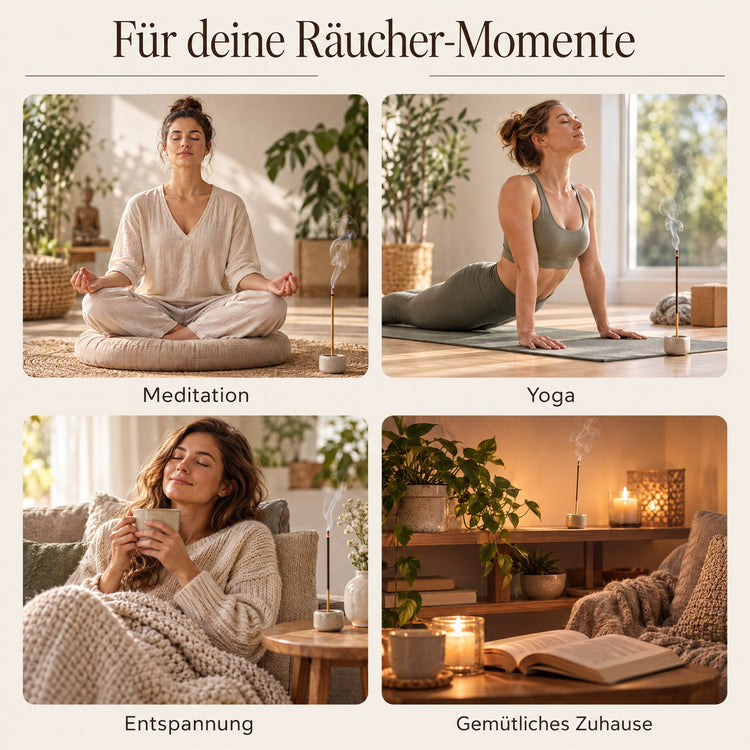 Räucherstäbchen für Meditation, Yoga und Entspannung