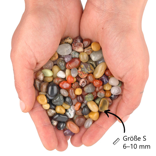 Trommelstein Edelsteinmix