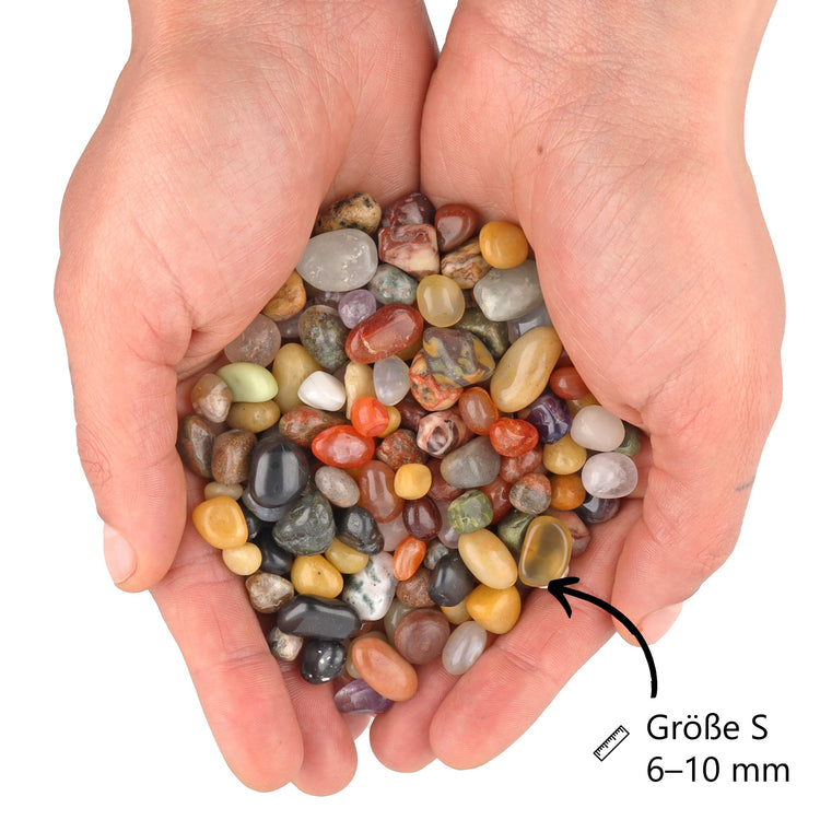 Trommelstein Edelsteinmix