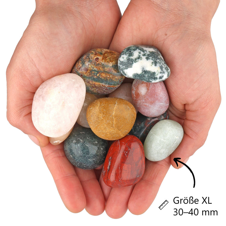 Trommelstein Edelsteinmix