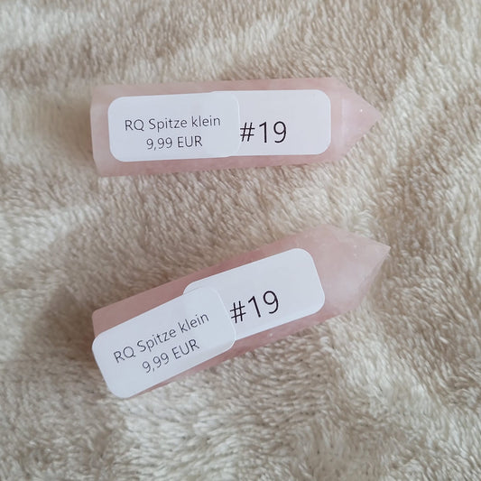 #19 Rosenquarz Spitze klein | Instagram Live