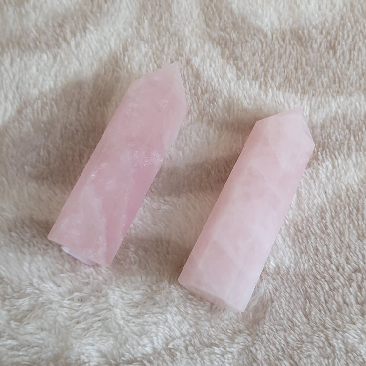 #19 Rosenquarz Spitze klein | Instagram Live