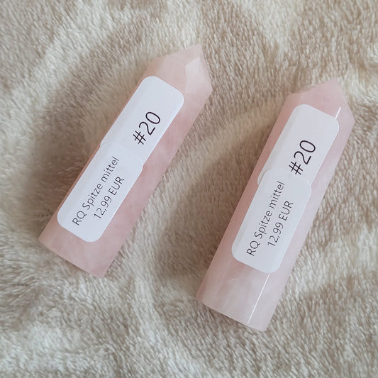 #20 Rosenquarz Spitze mittel | Instagram Live