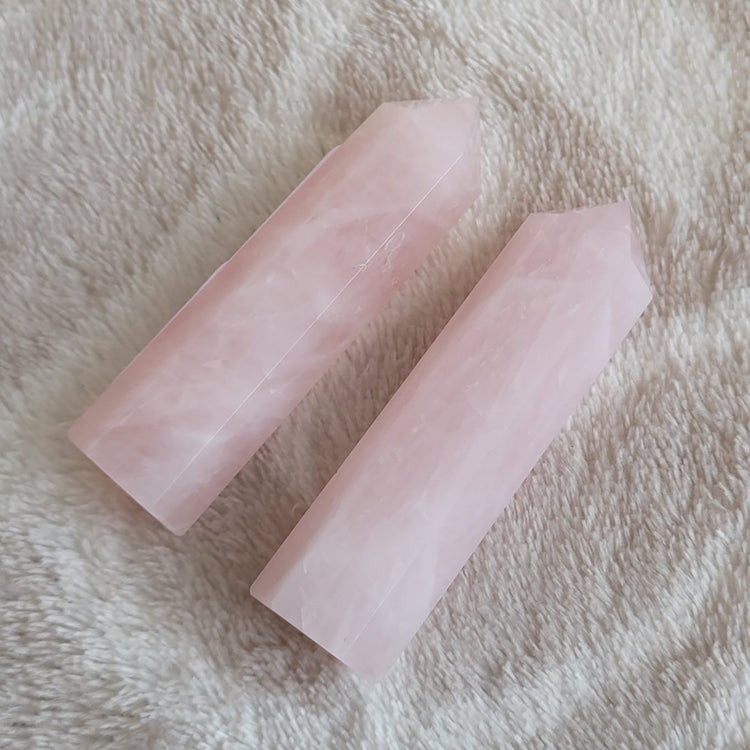 #20 Rosenquarz Spitze mittel | Instagram Live