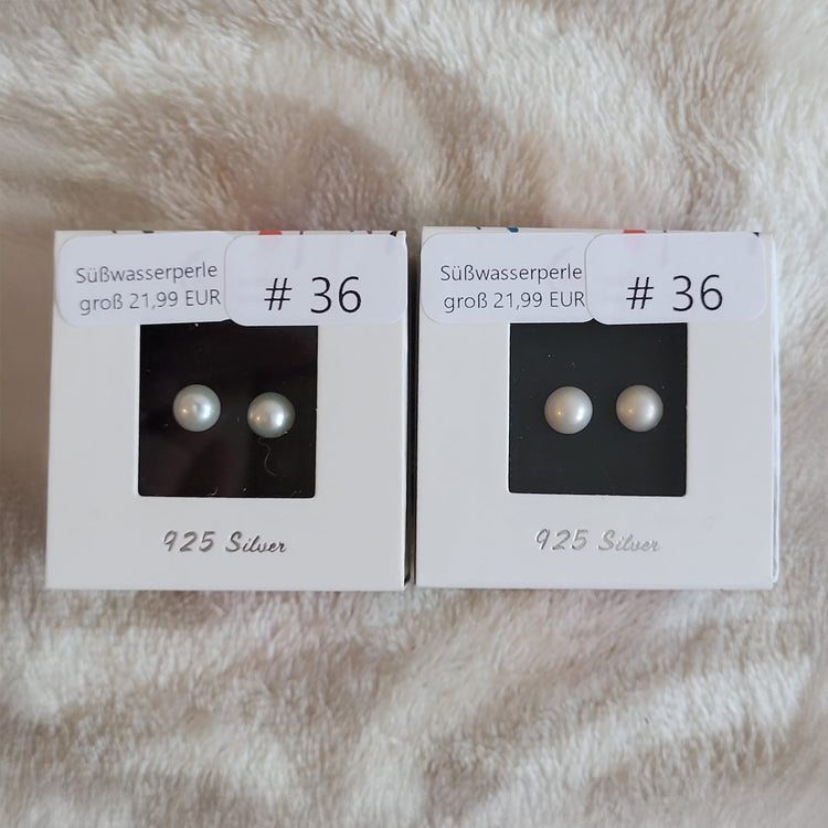 #36 Süßwasserperlen Ohrstecker groß | Instagram Live